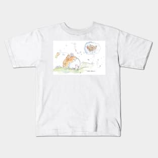 Dreaming Guinea Pig Kids T-Shirt